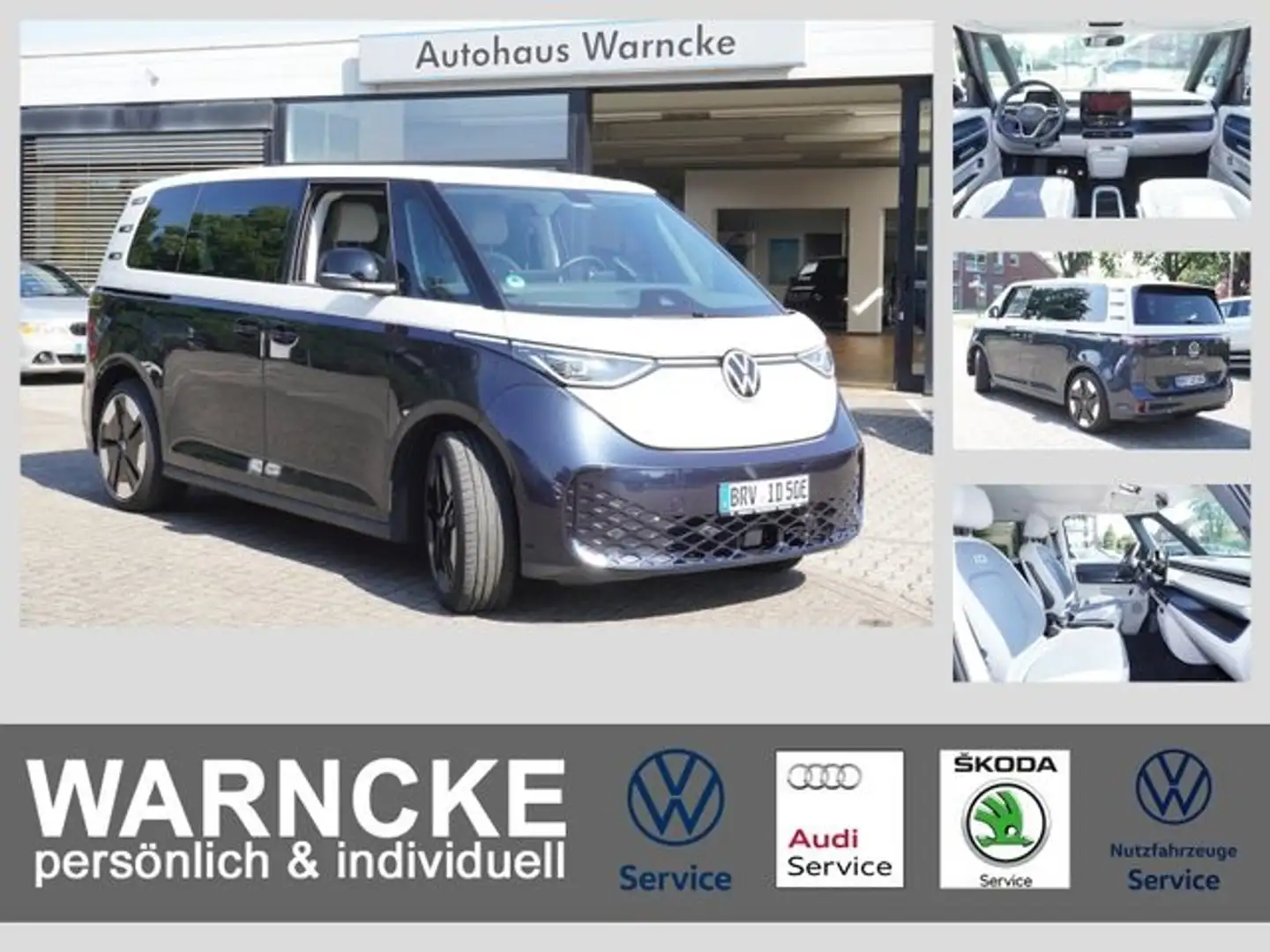 Volkswagen ID. Buzz Pro 82kWh CCS NAV LED-Matrix ACC AHK LM Blau - 1