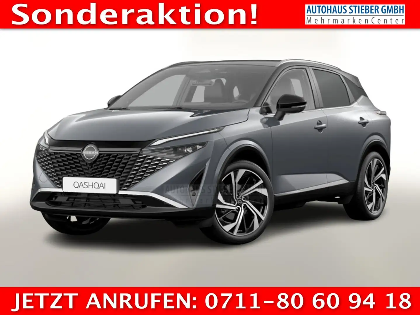 Nissan Qashqai MHEV 158 CVT Tekna+ 20Z Pano BOSE Nav 116 kW (1... Grau - 1