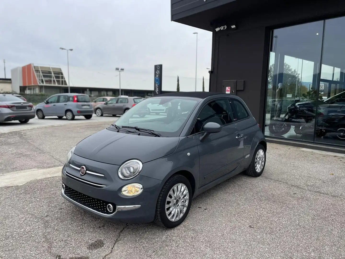 Fiat 500C 500C 1.2 Lounge 69cv my20 Grigio - 1