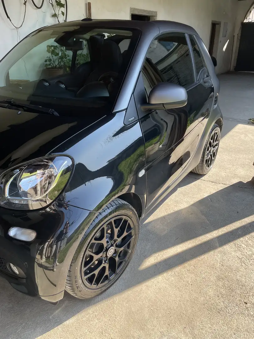 smart forTwo Cabrio 0.9 t Passion 90cv twinamic my18 Nero - 1