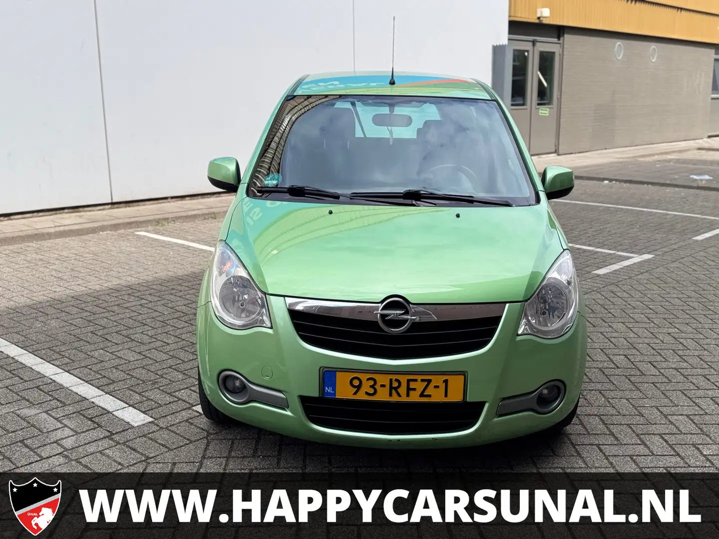 Opel Agila 1.2 Edition, AIRCO, NIEUWE APK Groen - 2