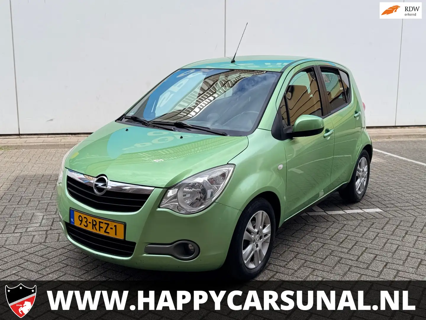 Opel Agila 1.2 Edition, AIRCO, NIEUWE APK Groen - 1