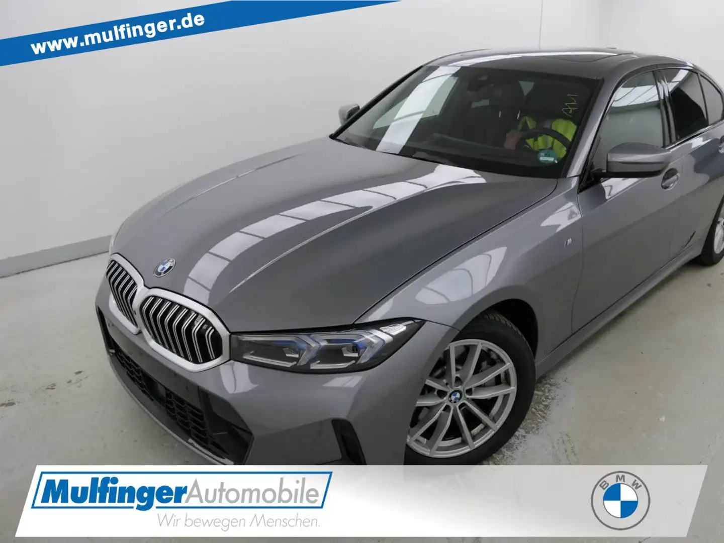 BMW 330 i xDr.M Sport Leder HUD ACC GlasD.LiveP.360° Grau - 1