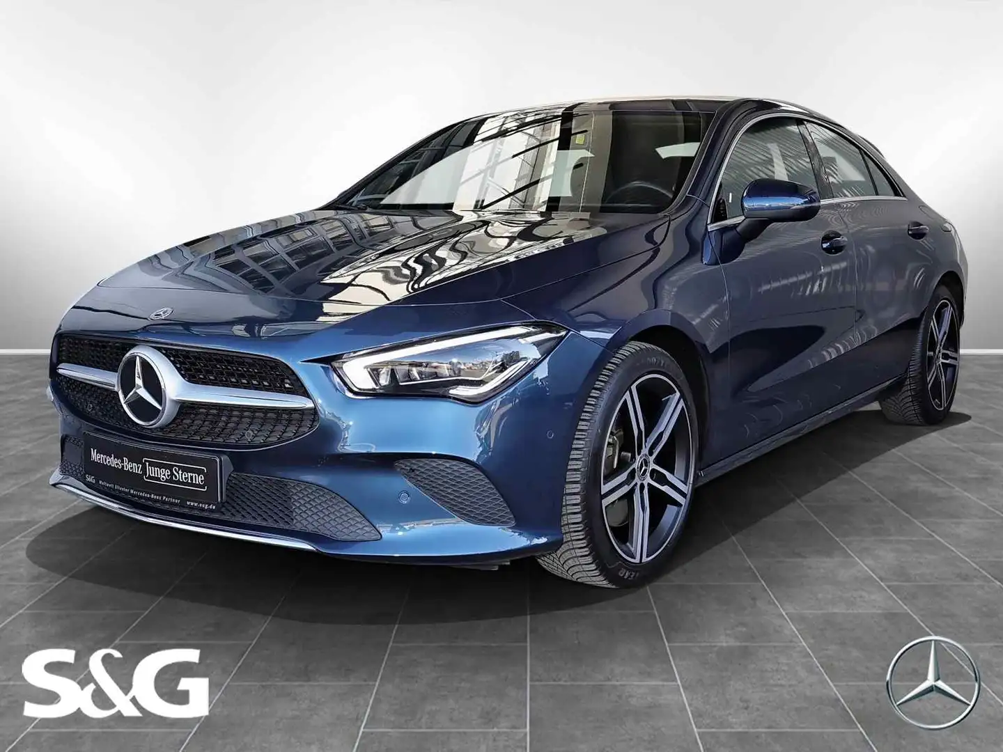 Mercedes-Benz CLA 250 4M AHK+MEMORY+18 ZOLL+SPURHALTE+KAMERA Modrá - 1