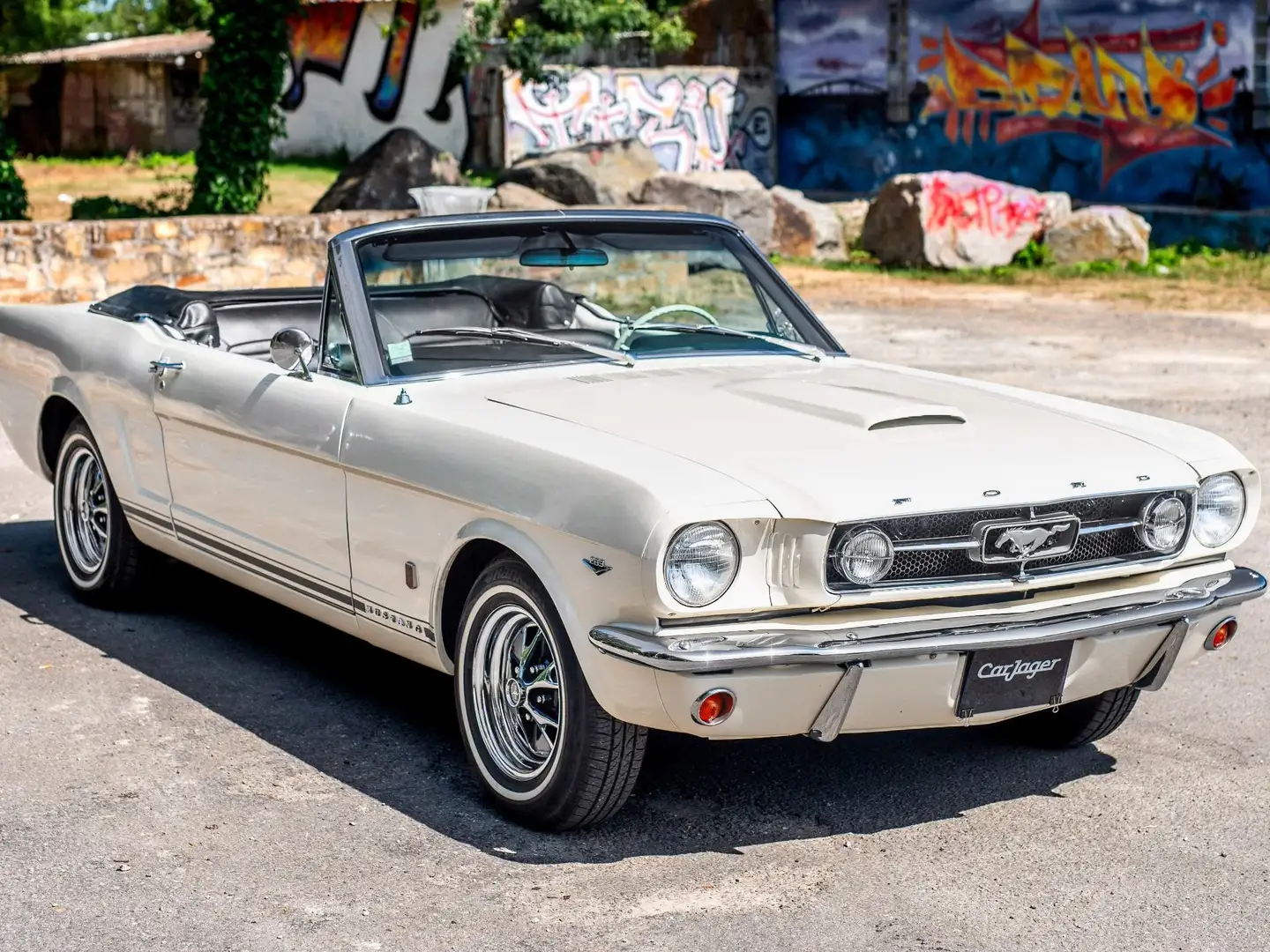 Ford Mustang Cabriolet pack GT 1965 Bianco - 1