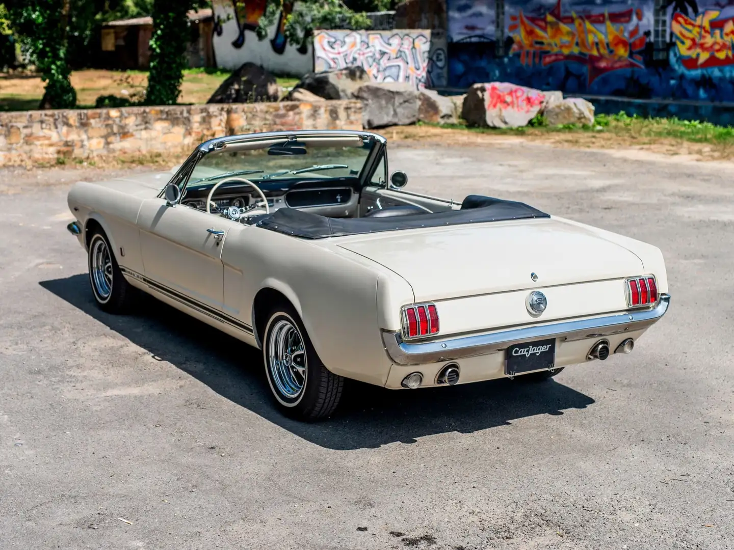 Ford Mustang Cabriolet pack GT 1965 Bianco - 2