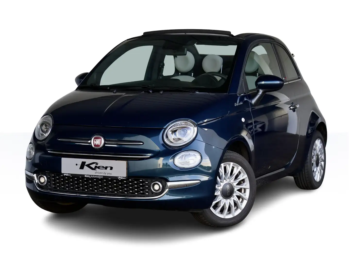 Fiat 500C 1.0 Hybrid Dolcevita | Groot Navi | Clima | Cruise Blauw - 1