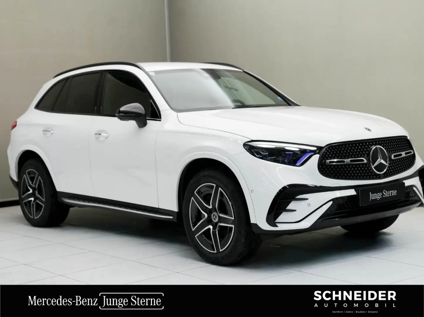 Mercedes-Benz GLC 300 de 4MATIC mit EQ Hybrid Technologie Österreich-Edi Weiß - 1