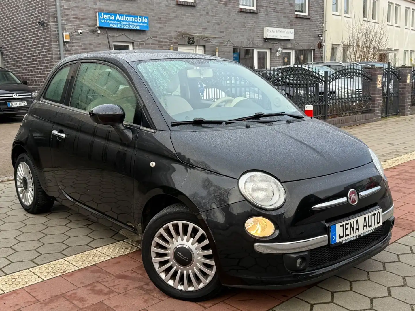 Fiat 500 2.Hand Panoramadach Schwarz - 1