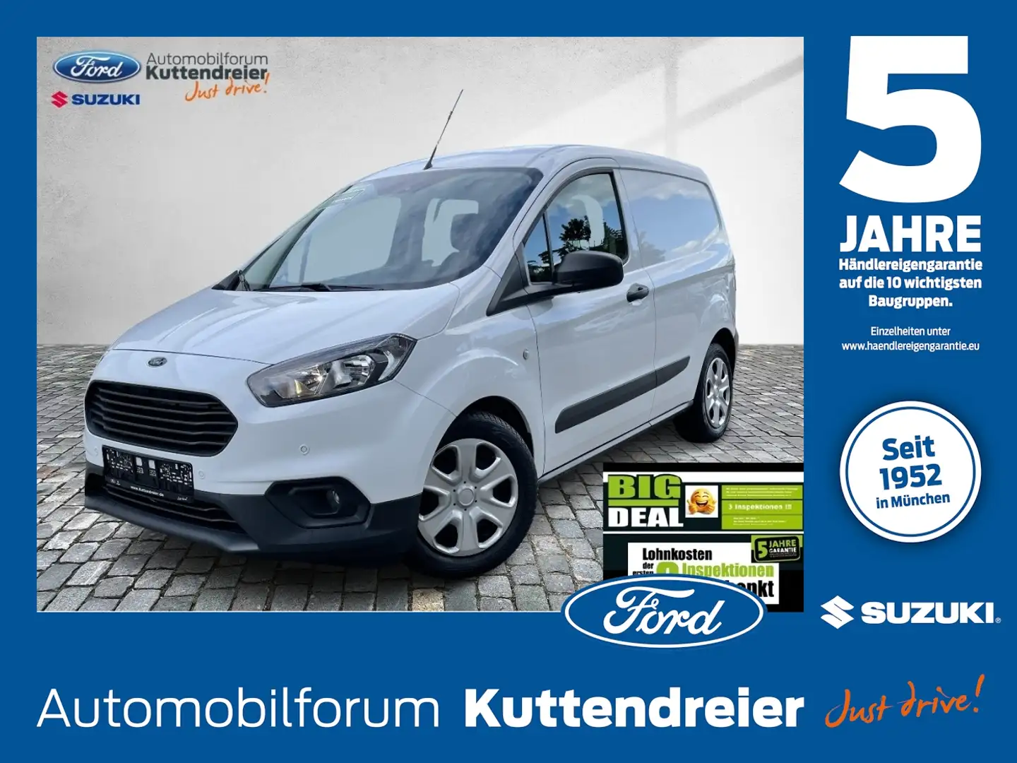 Ford Transit Courier Trend NaviApp Kamera 2xPDC Weiß - 1
