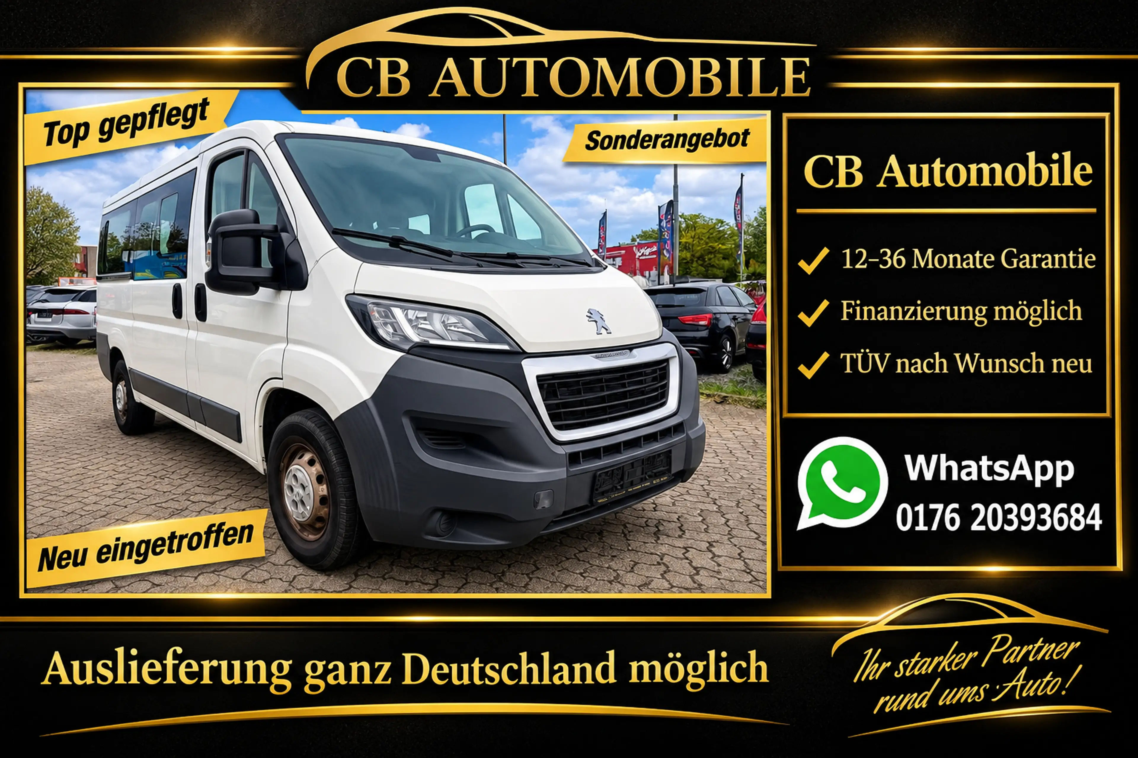 Peugeot Boxer Luxusbus 3000 L1H1 2,0 BlueHDi