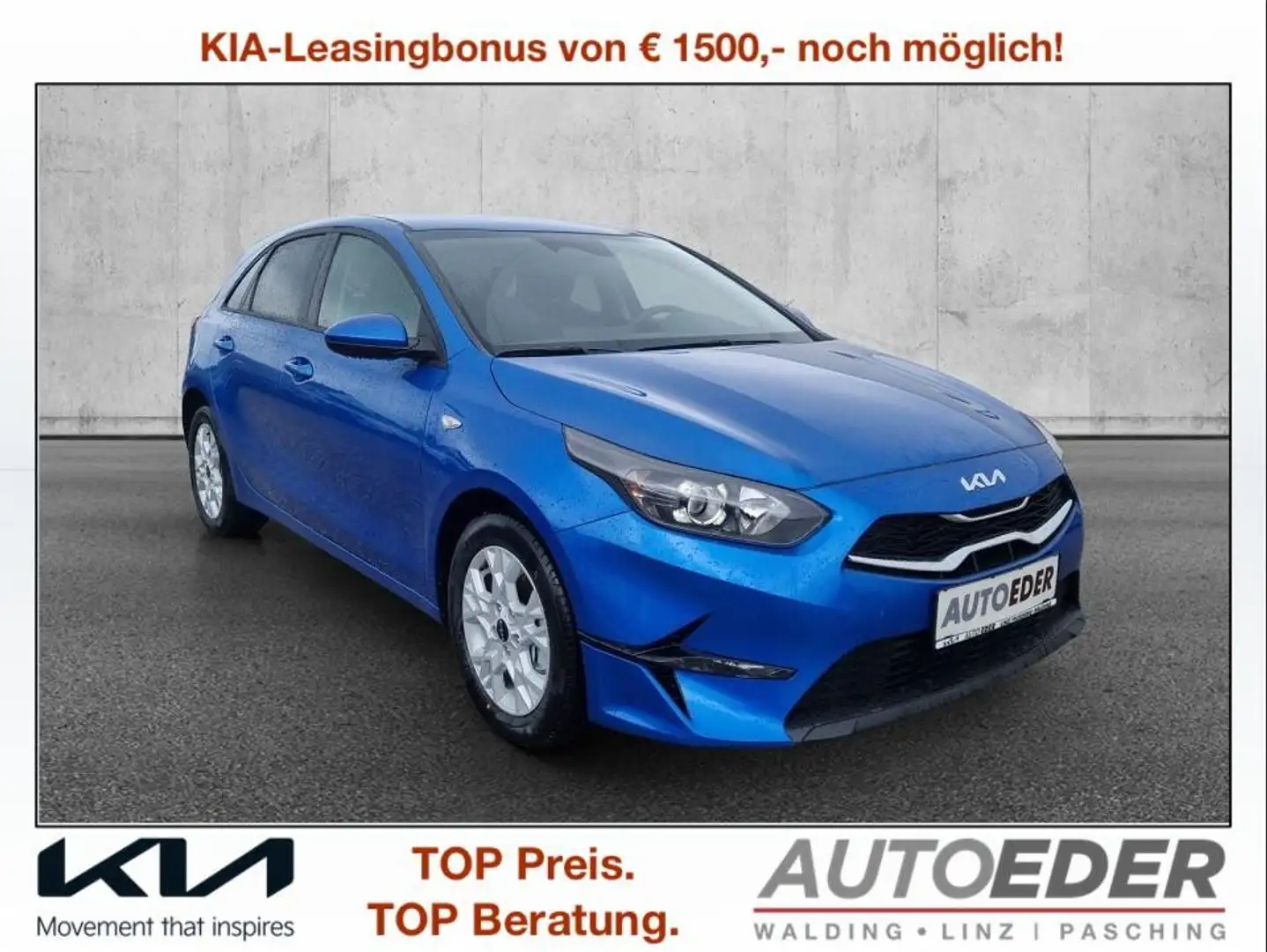 Kia Ceed / cee'd ceed 1,0 T-GDI GPF Titan Blau - 1