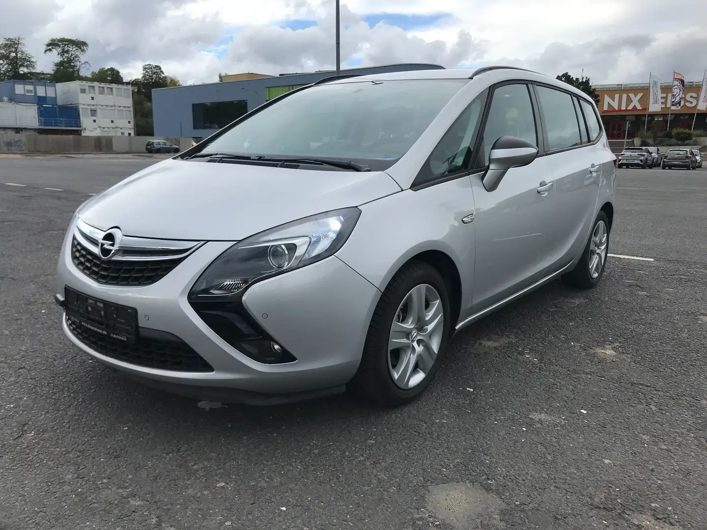 Opel Zafira Tourer KlimAut NAVI St/Stop SitzH 2xPDC StKetNeu SR WR SB Argent - 1