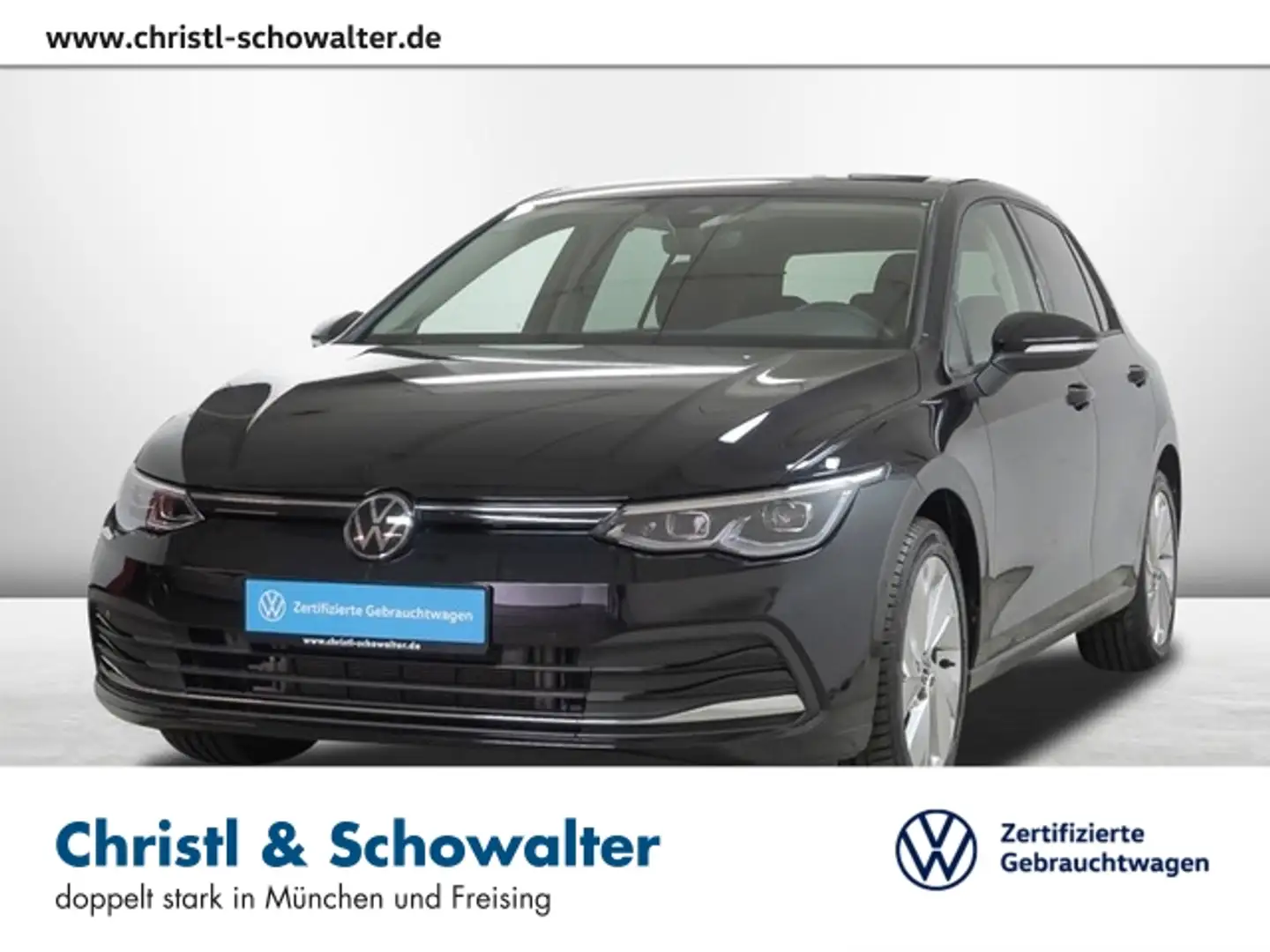 Volkswagen Golf VIII 2.0 TDI DSG MOVE AHK LED NAVI Zwart - 1