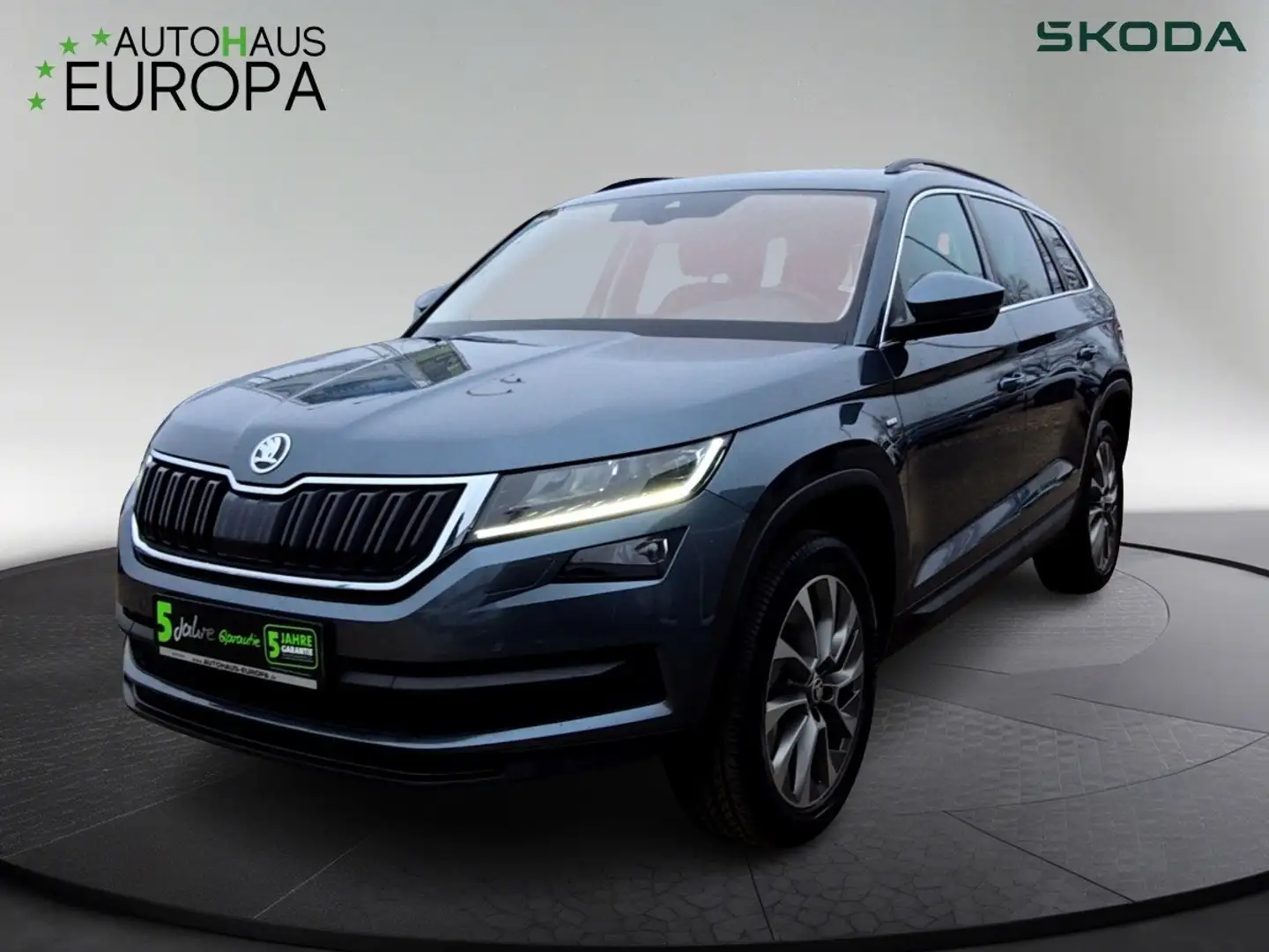 Skoda Kodiaq 2.0 TSI DSG 4x4 Clever ACC Navi Kam Virt.Cockpit L Grau - 1
