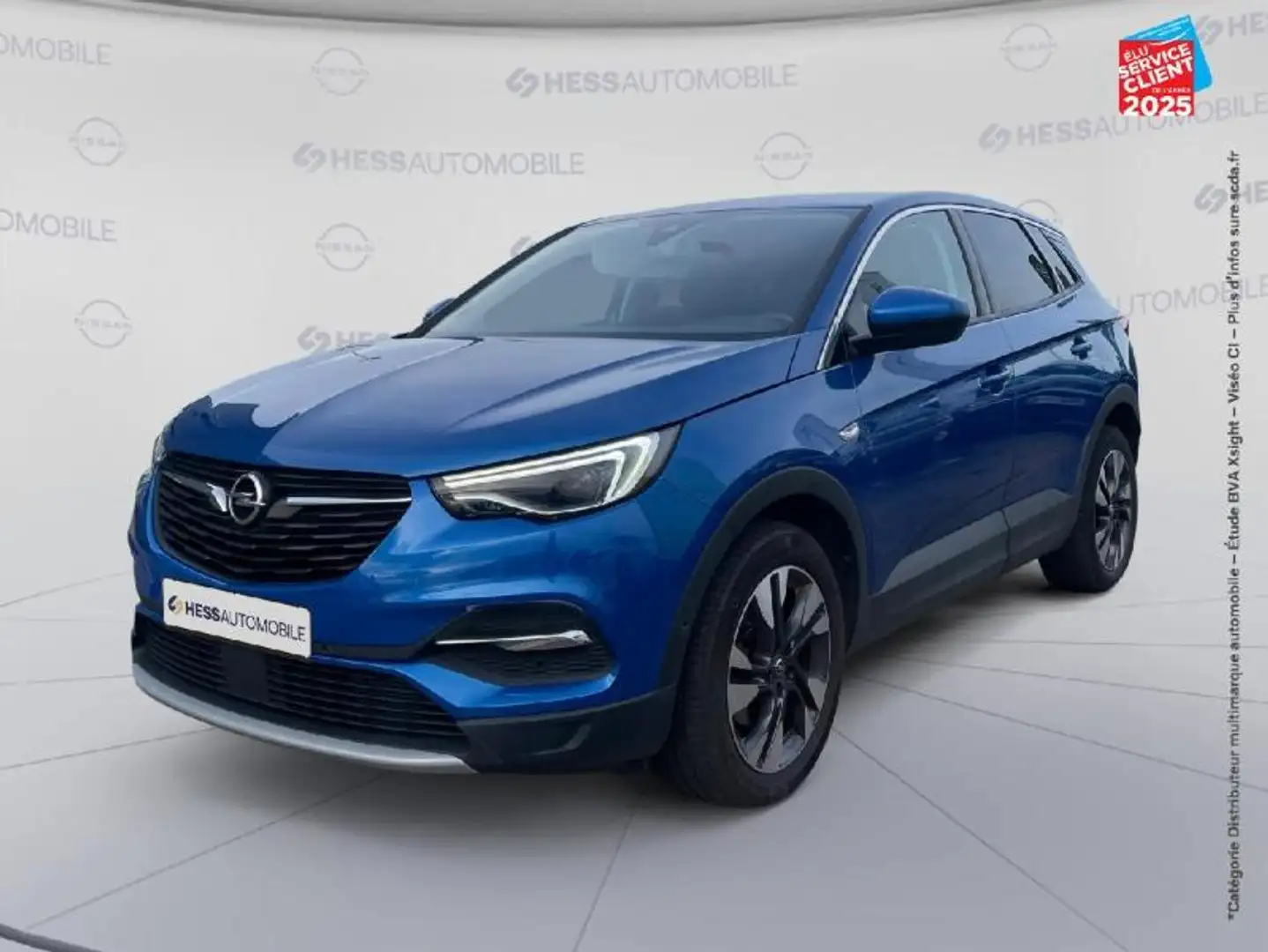 Opel Grandland X 1.2 TURBO 130CH ELITE BVA8 7CV Modrá - 1