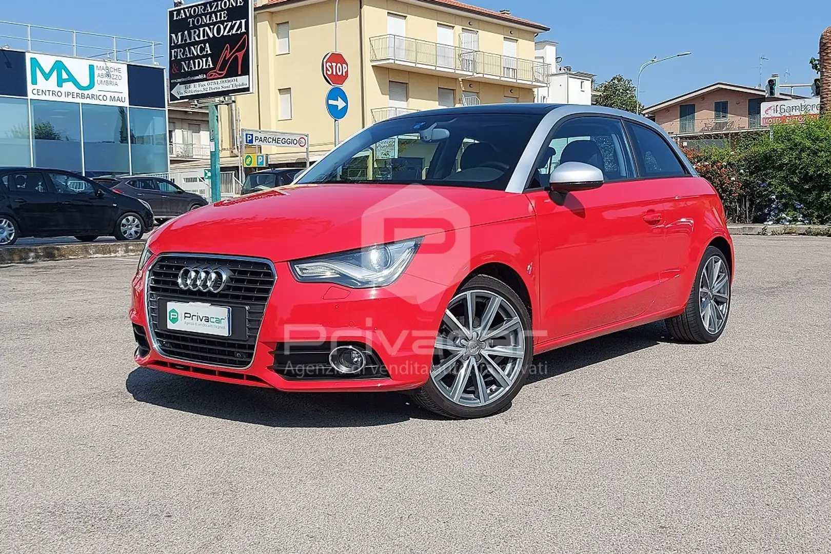 Audi A1 A1 1.6 TDI S tronic Ambition Rouge - 1