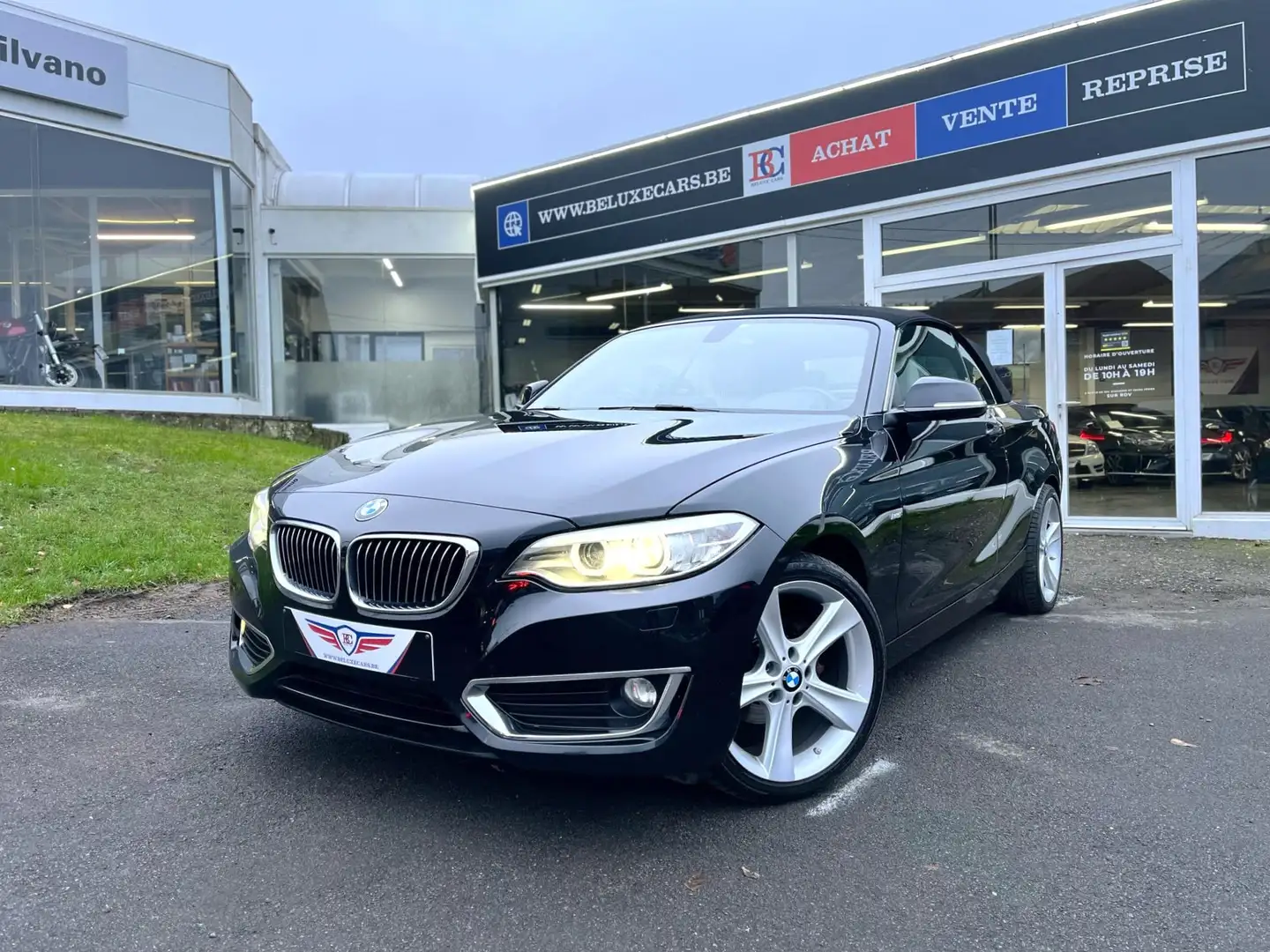 BMW 218 Cabriolet SPORT *LED*CUIR*NAVIGATION*PDC* Noir - 1