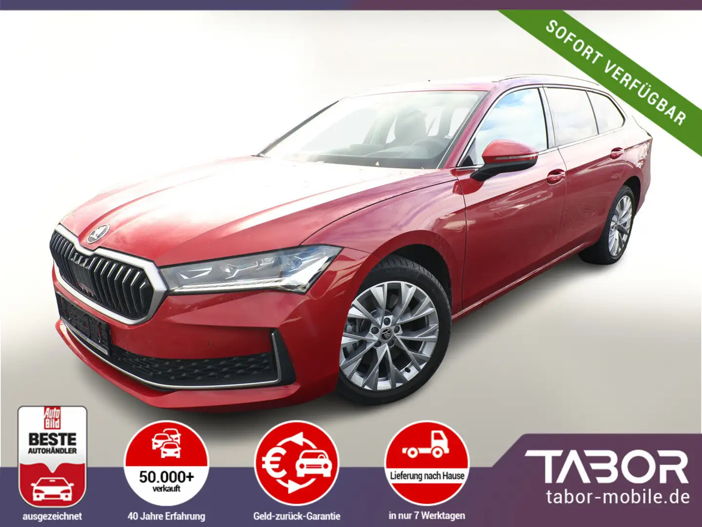 Skoda Superb 2.0 TDI 150 DSG 4x4 Selection LED UVP-32%* Rot - 1