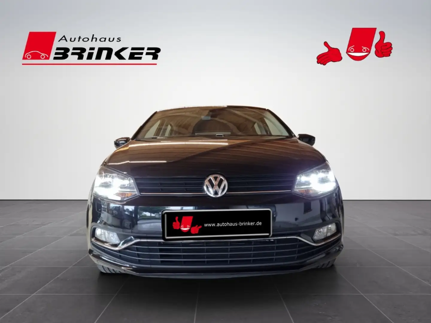 Volkswagen Polo V Highline BMT Start-Stopp 1.2 TSI Zwart - 2