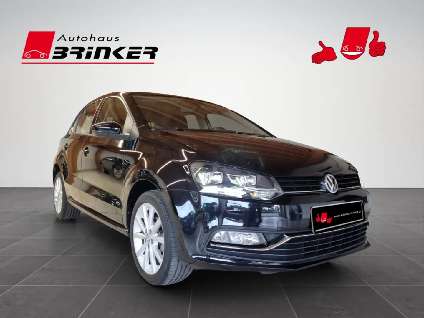 Volkswagen Polo V Highline BMT Start-Stopp 1.2 TSI Zwart - 1
