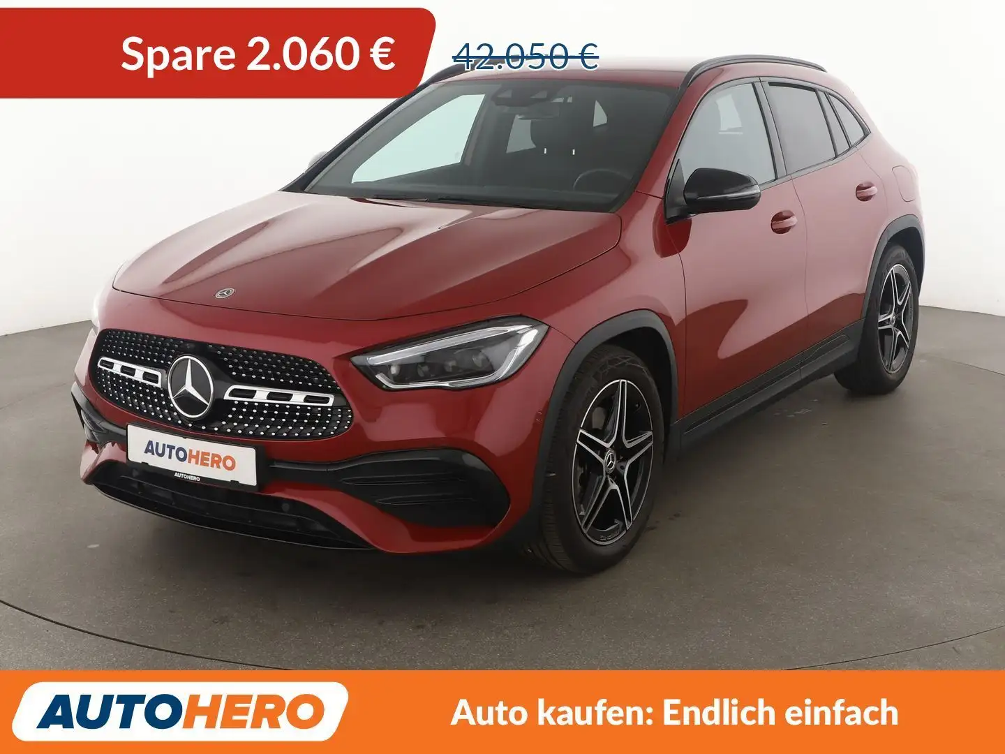 Mercedes-Benz GLA 220 GLA 220 d AMG Line Aut.*NAVI*LED*TEMPO*PDC* Rood - 1