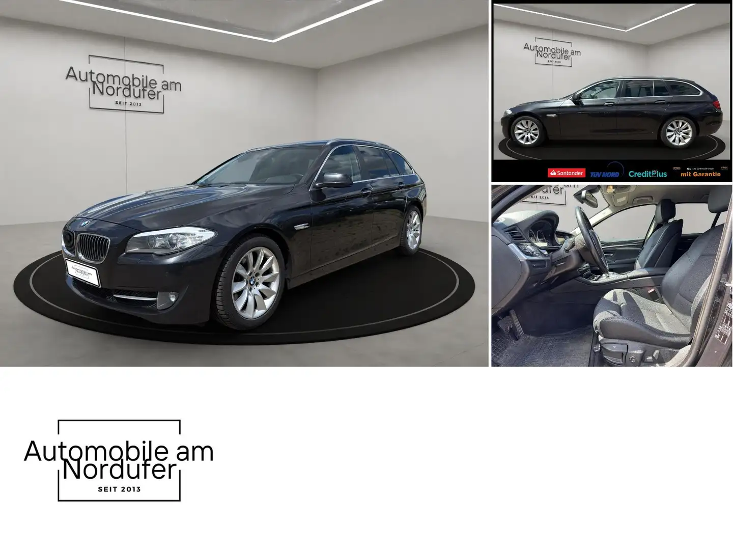 BMW 530 d touring-2Hand-Scheckheft-Leder-Navi-AHK-BiXenon Grau - 2