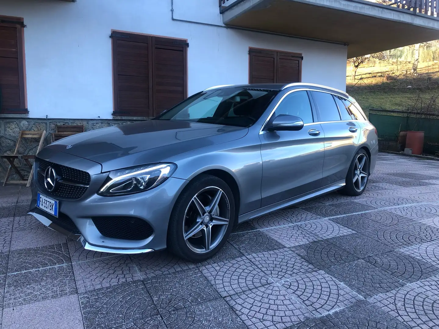Mercedes-Benz C 200 SW d (bt) Premium auto Grigio - 1
