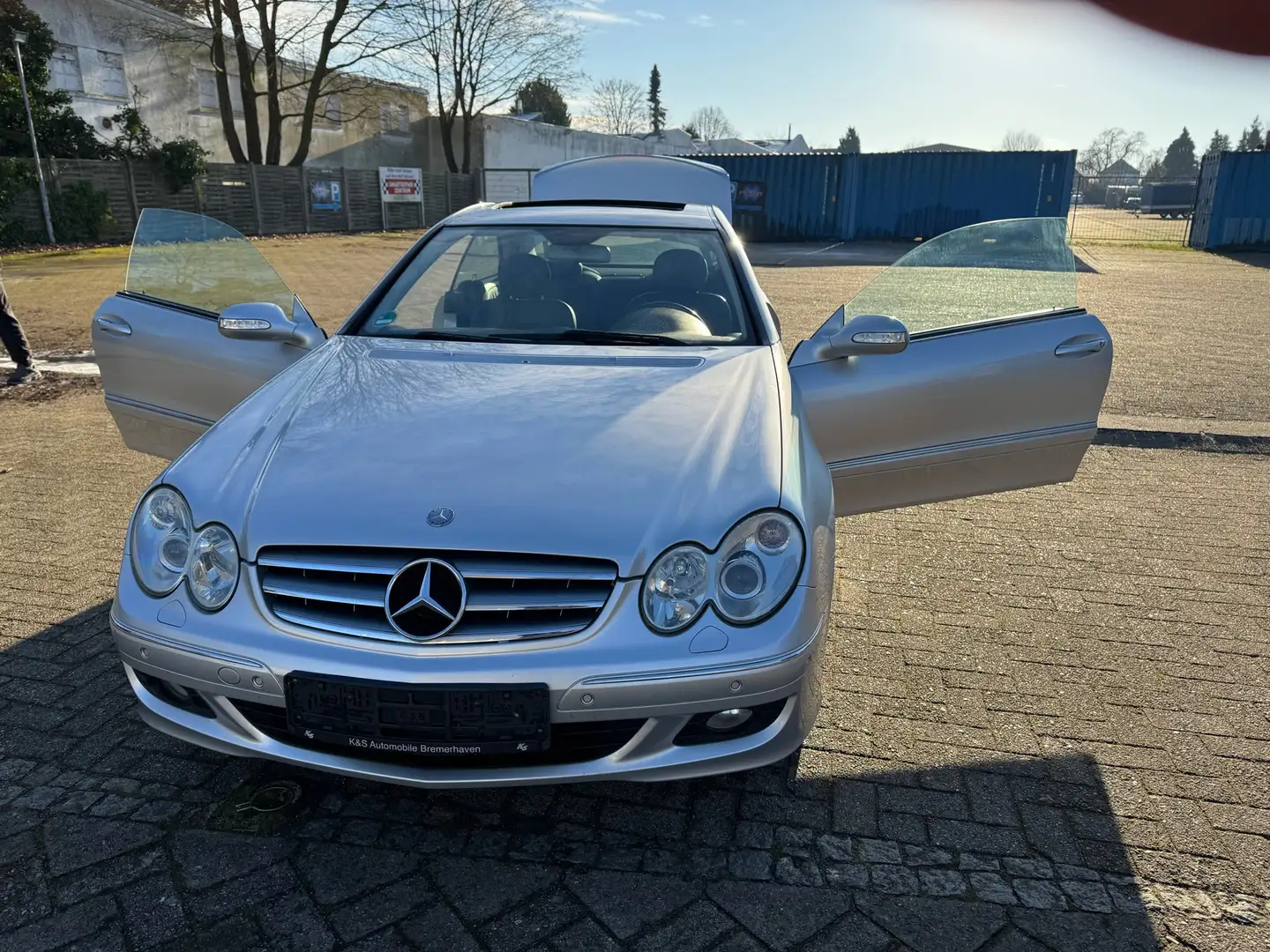 Mercedes-Benz CLK 280 V6, HU/AU 07.2027, inkl 1 Jahr Garantie,Navi,Leder Szary - 1