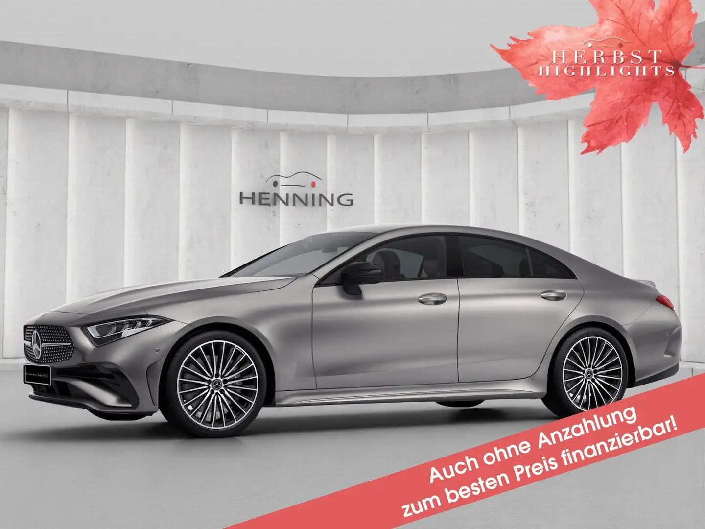 Mercedes-Benz CLS 400 d AMG 4M Night-Pake Burmester 360 AHK 20 Silber - 1