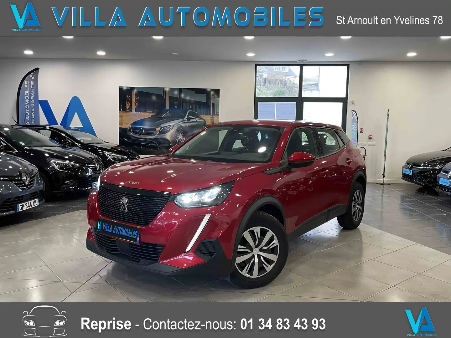 Peugeot 2008 PureTech 100 S\u0026amp;S BVM6 Active Rouge - 1