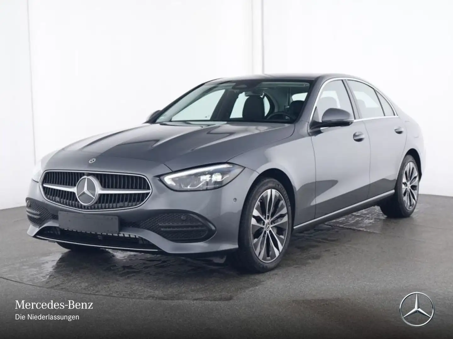 Mercedes-Benz C 300 e AVANTG+360+AHK+LED+TOTW+KEYLESS+9G Gris - 2