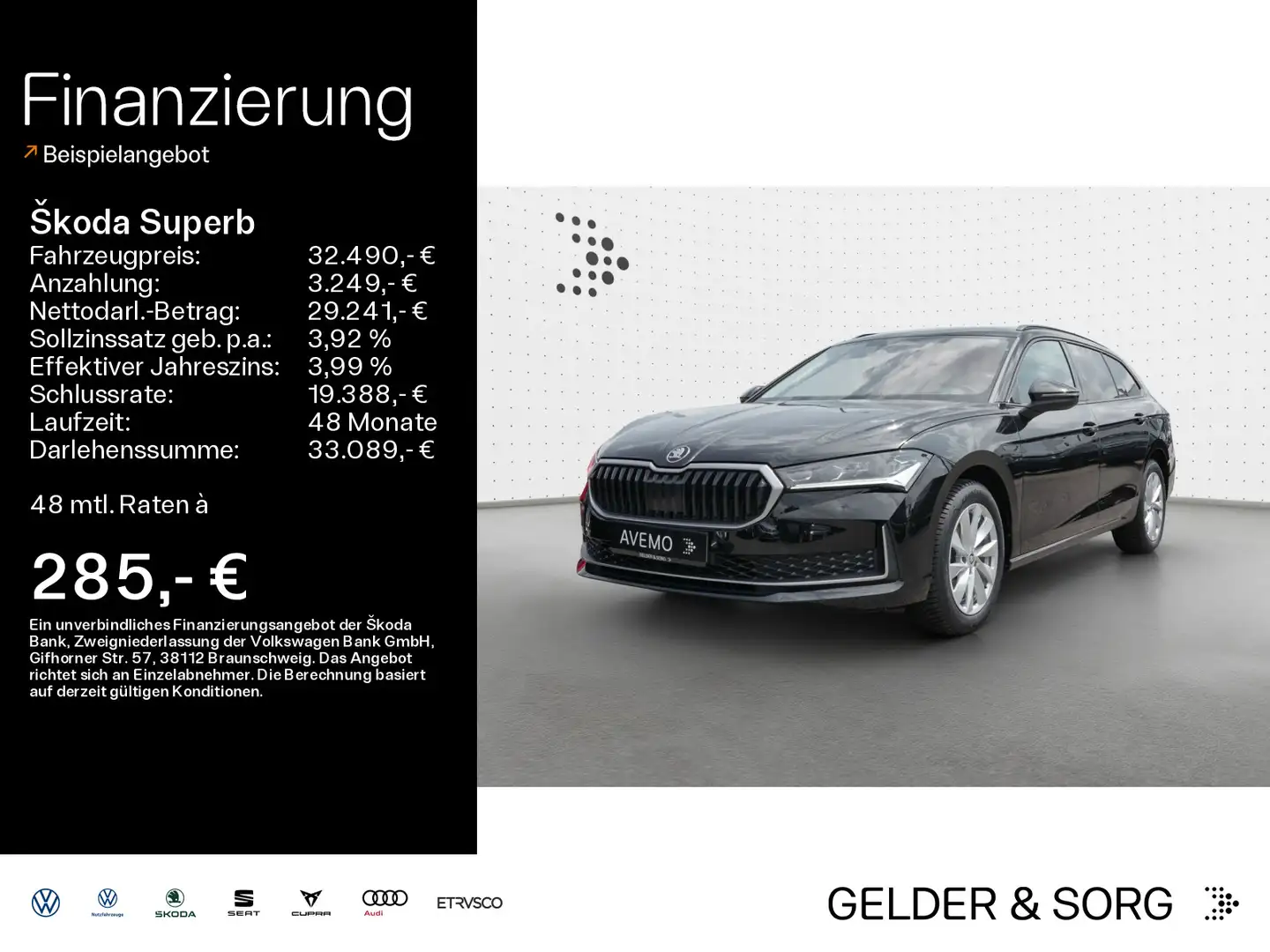 Skoda Superb Combi Selection 1.5 TSI HuD*Massage*AHK Noir - 1