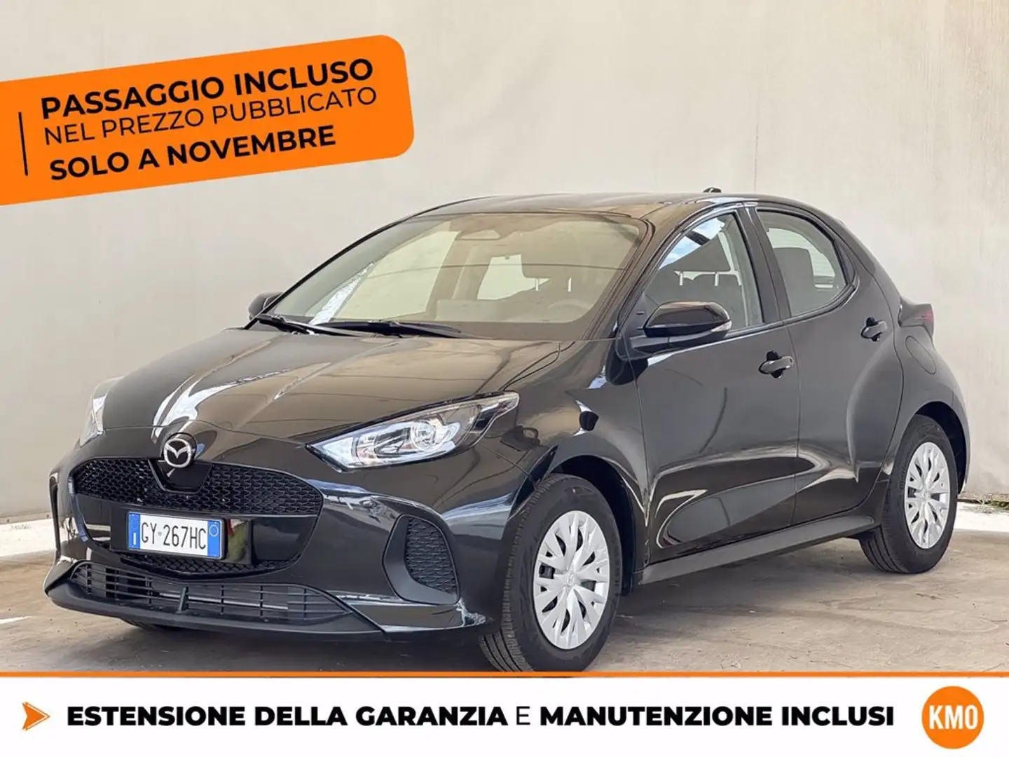 Mazda 2 1.5 vvt full hybrid electric prime line e-cvt Zwart - 1