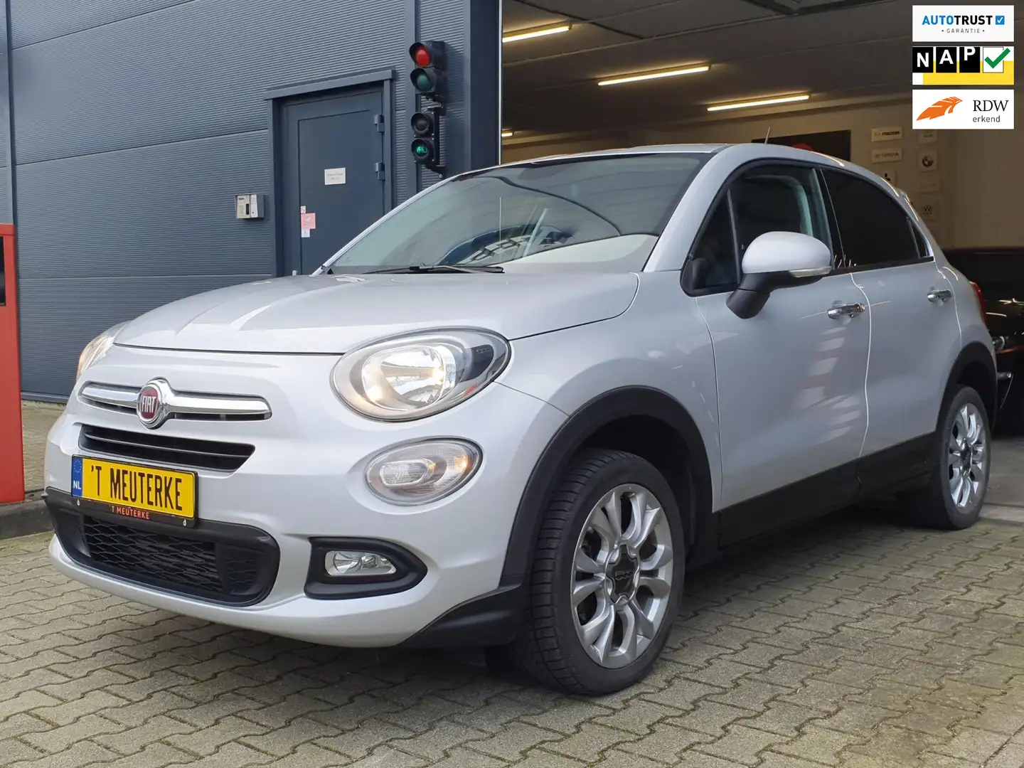 Fiat 500X 1.4 Turbo MultiAir Lounge - STOEL+STUUR VERW. / KE Gris - 1