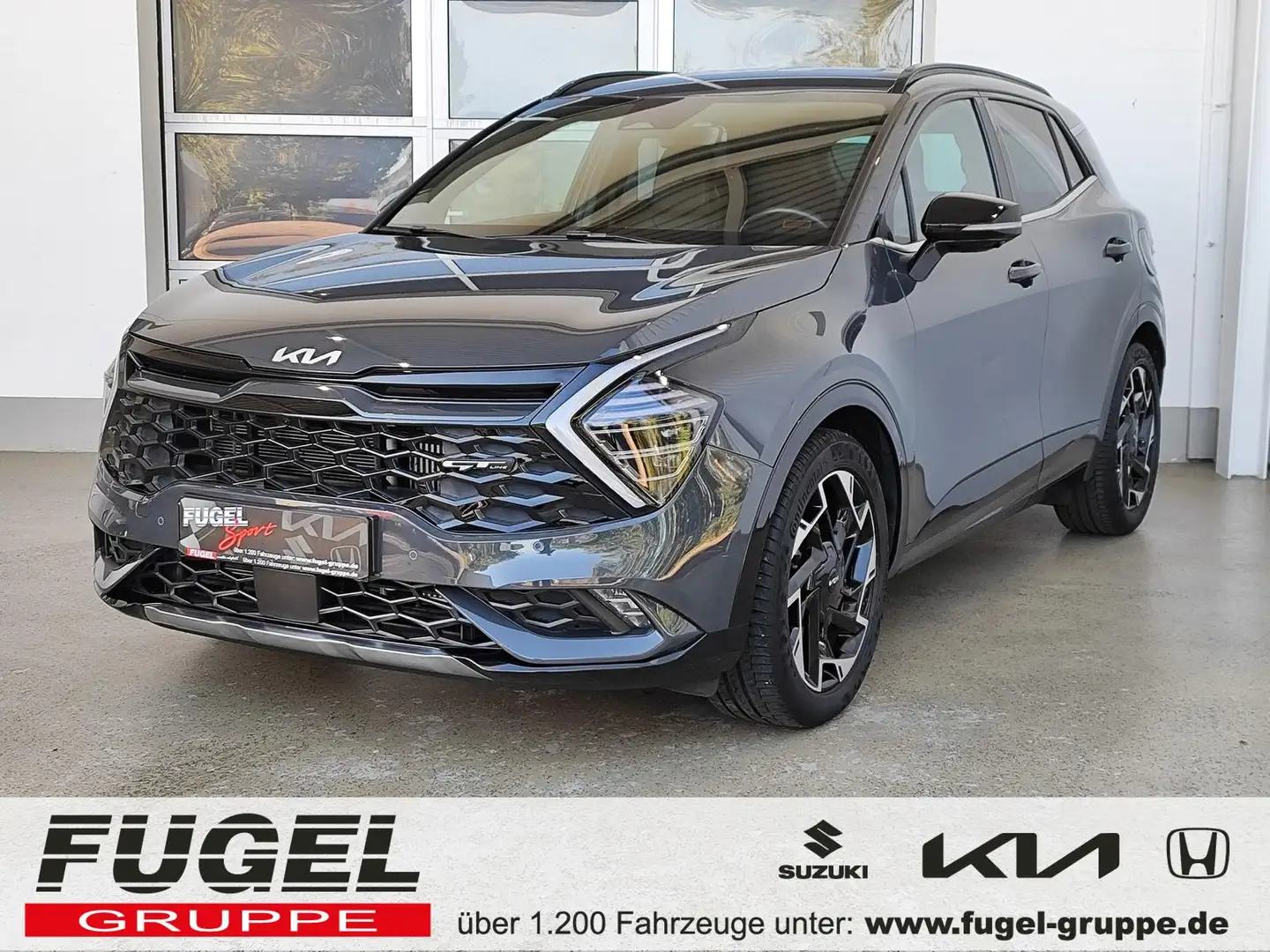 Kia Sportage 1.6 T-GDI GT-Line 4WD Leder|Navi|ACC|360° Gris - 1