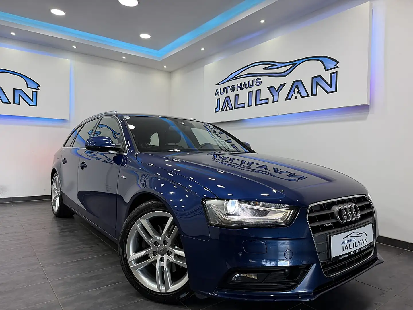 Audi A4 Avant 2,0 TDI quattro 3xS-LINE,ACC,AHK,NAVI,LED... Blau - 1
