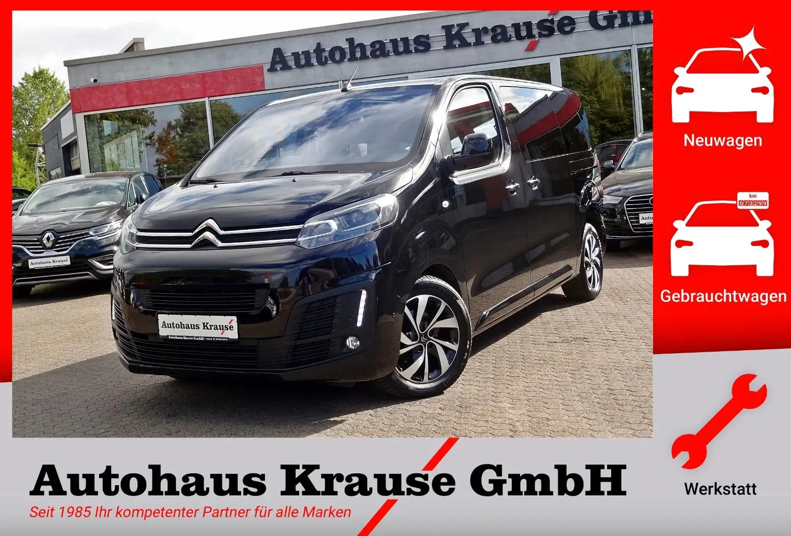 Citroen Spacetourer Shine M 8Sitzer-CAMPING/HUD/MASSAGE Schwarz - 1