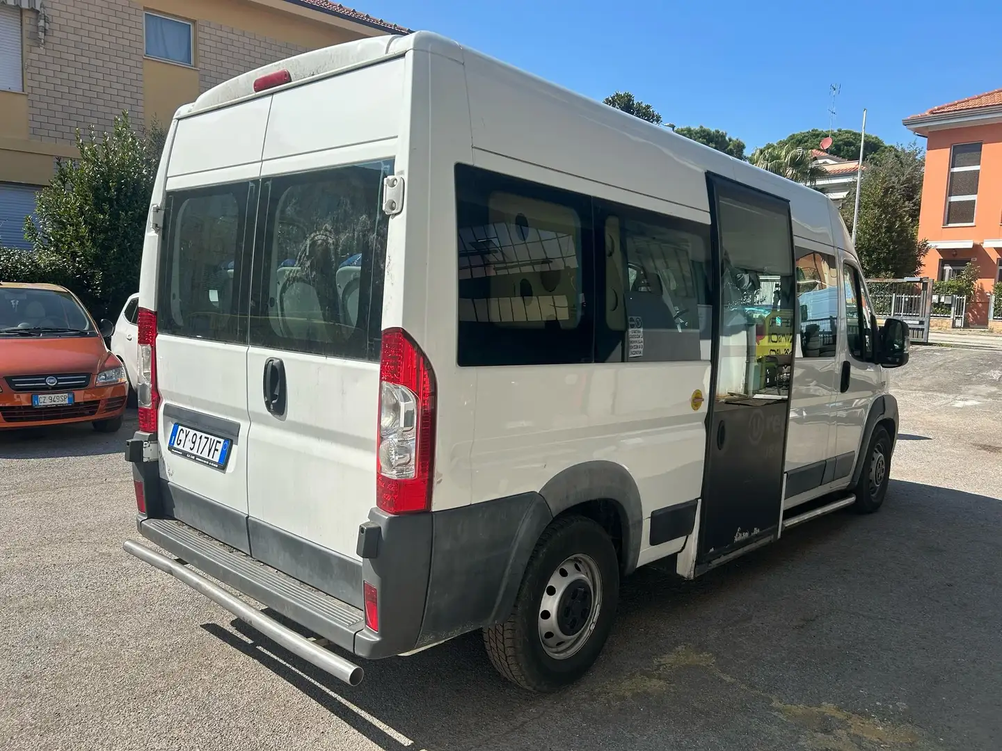 Fiat Ducato 250 disabili pedana 2 carrozzelle metano Alb - 2