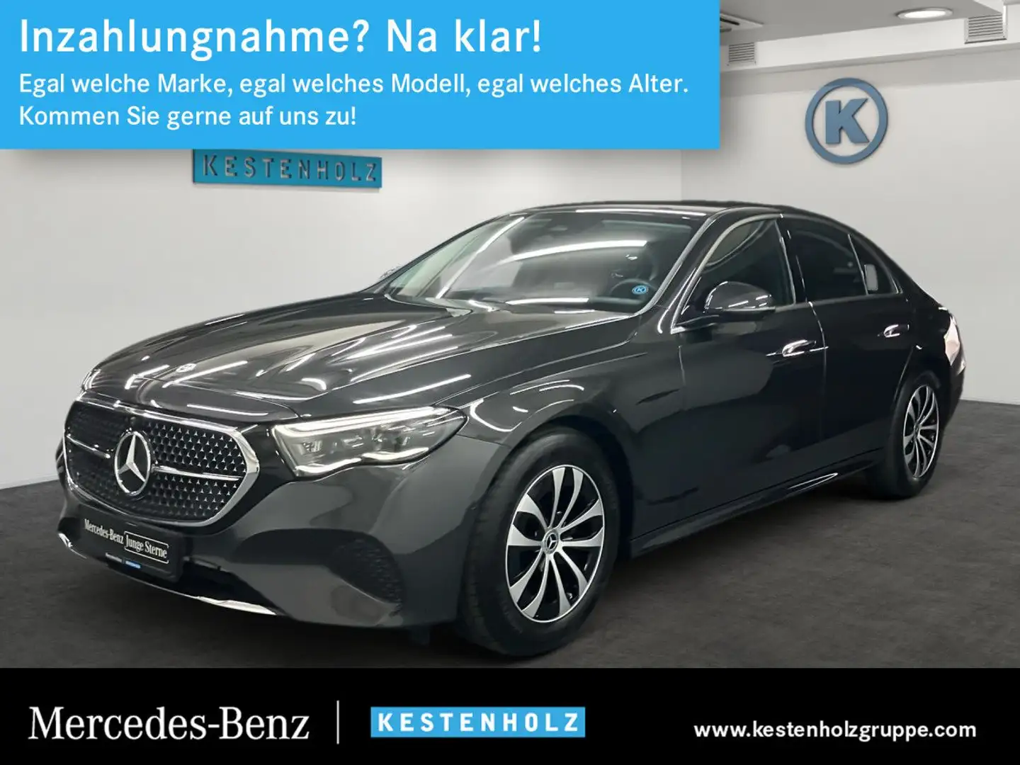 Mercedes-Benz E 200 Avantgarde 360°+MEMORY+DISTRO+BURMESTER Grau - 1