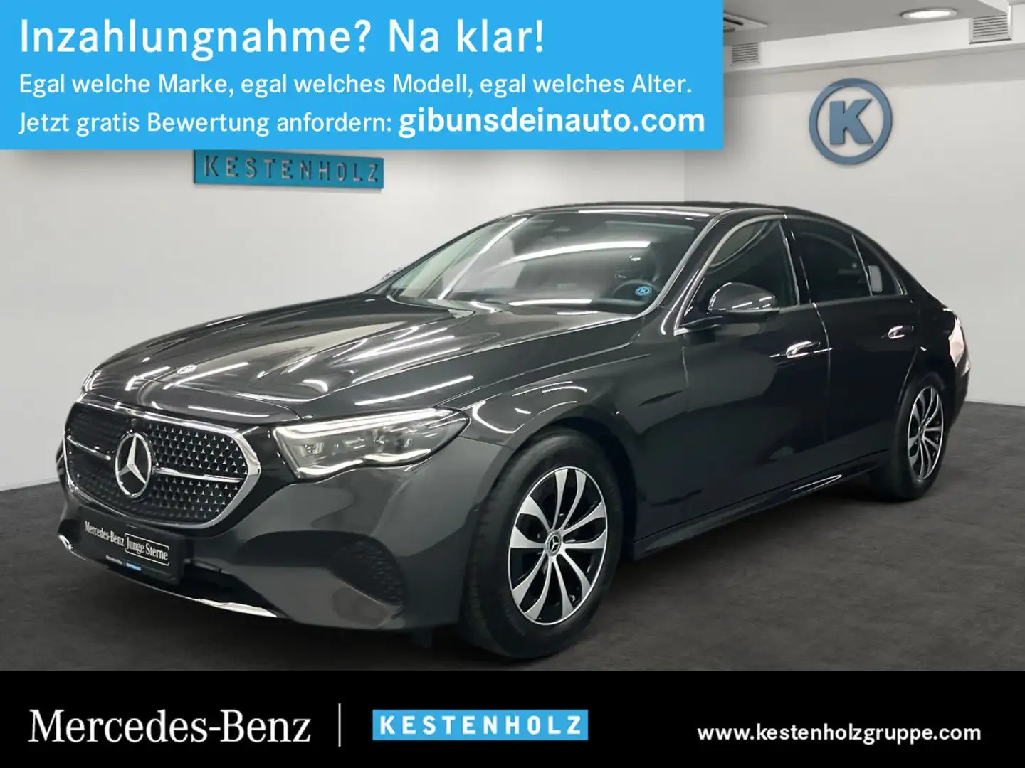 Mercedes-Benz E 200 Avantgarde 360°+MEMORY+DISTRO+BURMESTER Grau - 1
