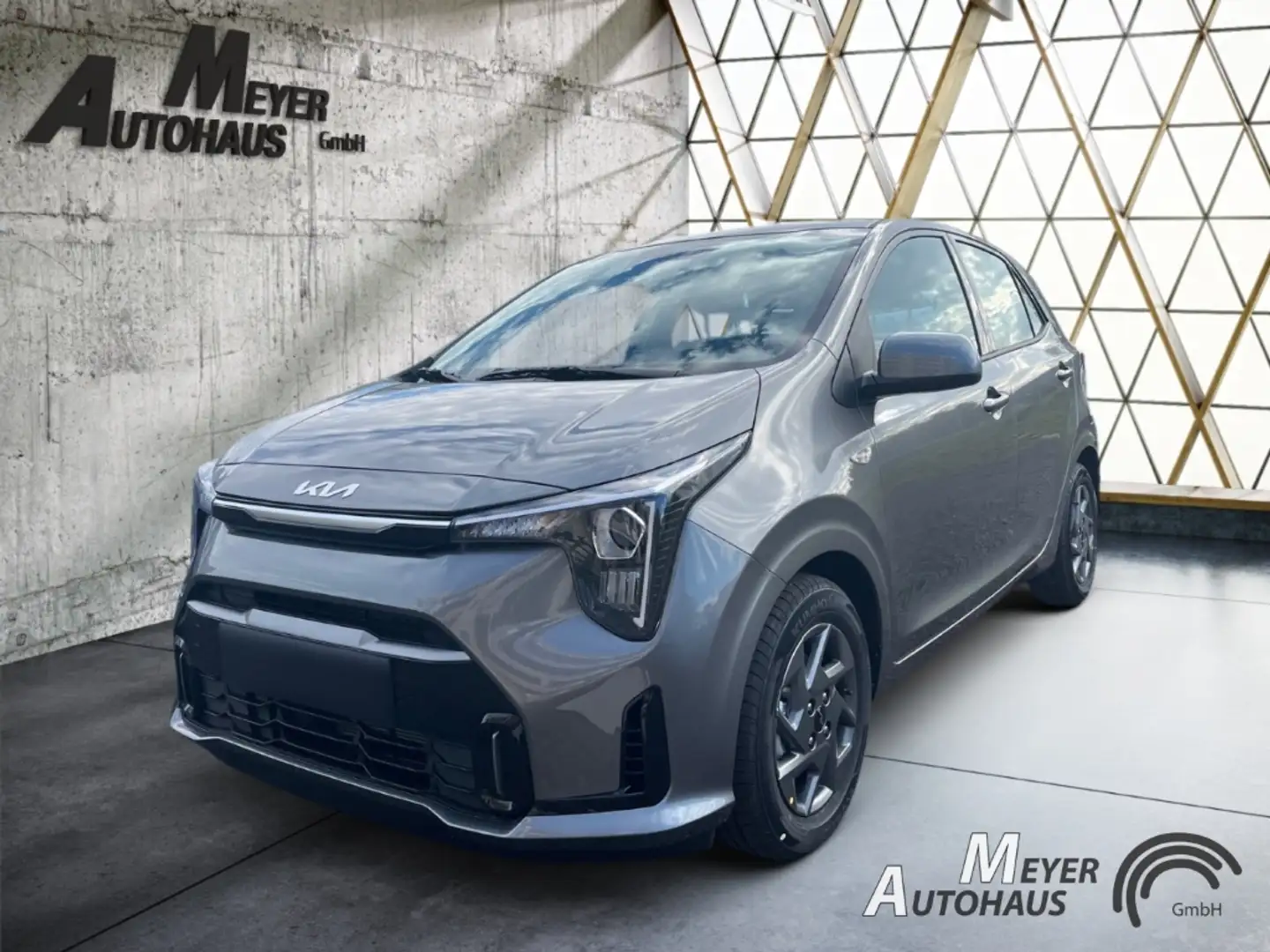 Kia Picanto 1.0 DPI MT Vision+Sitzheizung+Navi+Rückfahrkamera Grijs - 1