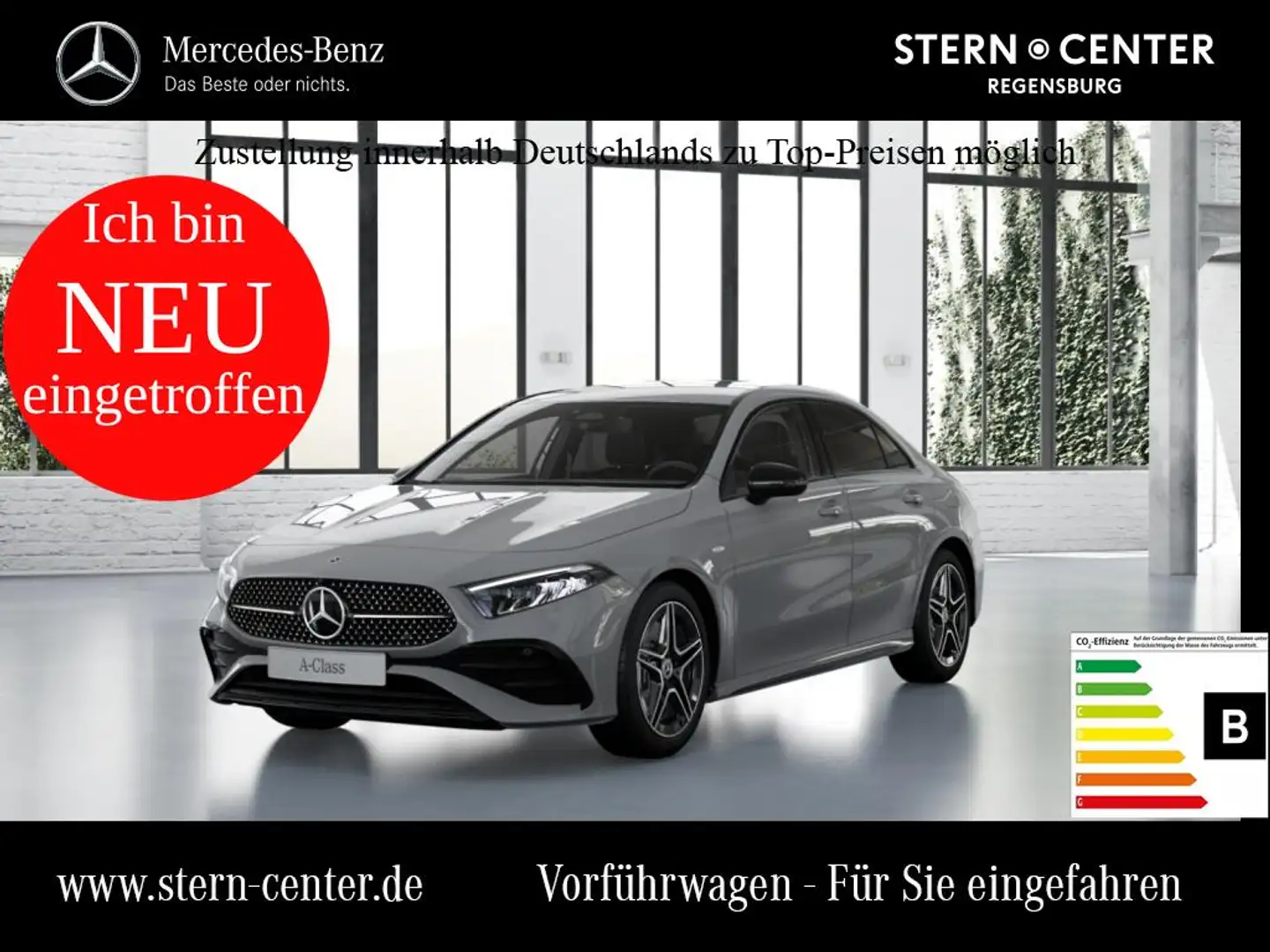 Mercedes-Benz A 250 e Limousine mit EQ Hybrid Technologie LED Gris - 1
