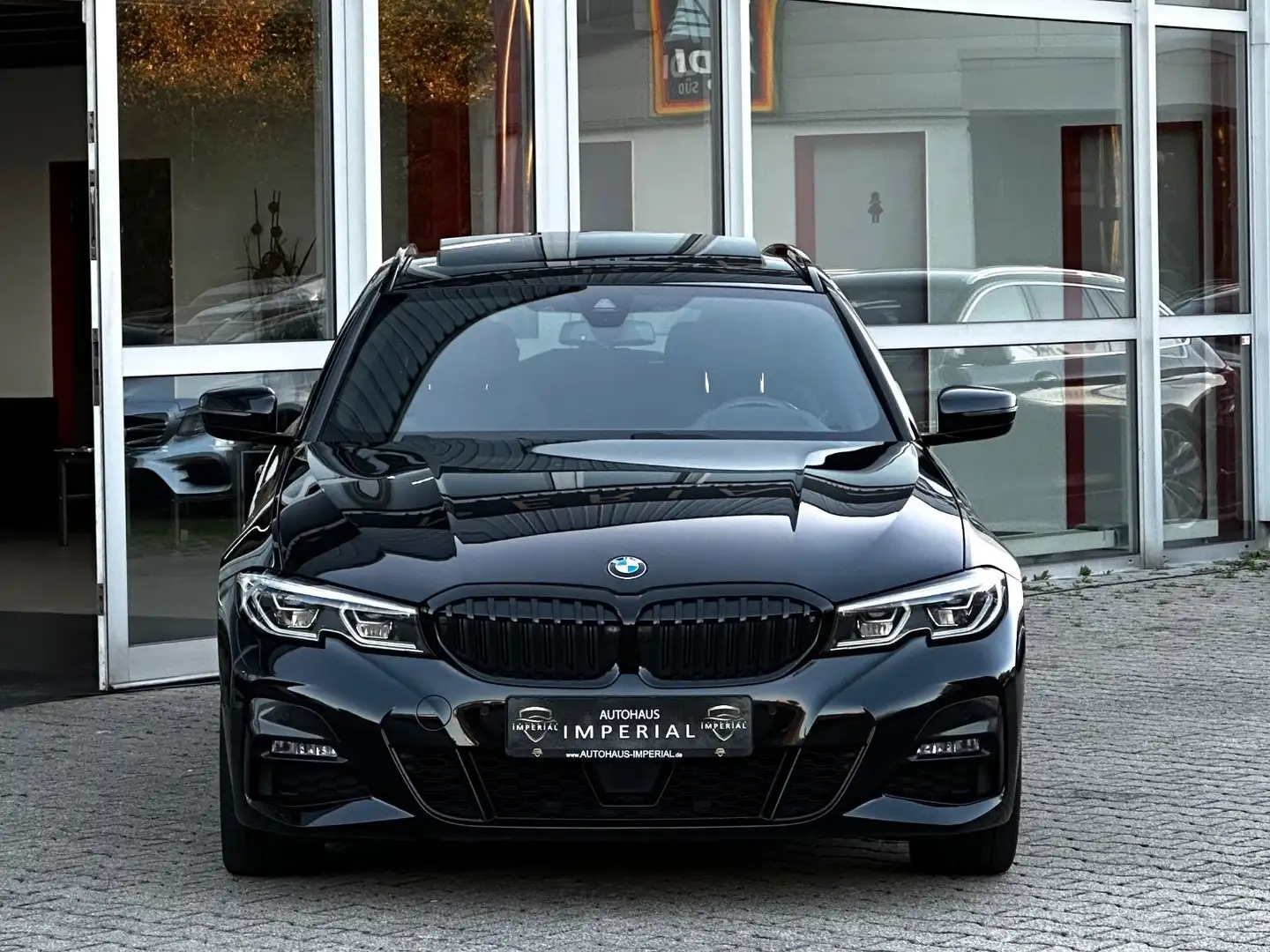 BMW 330 dxDr M SPORT LEDER+PANO+STNDH+HUD+ACC+LCP+LAS Nero - 2
