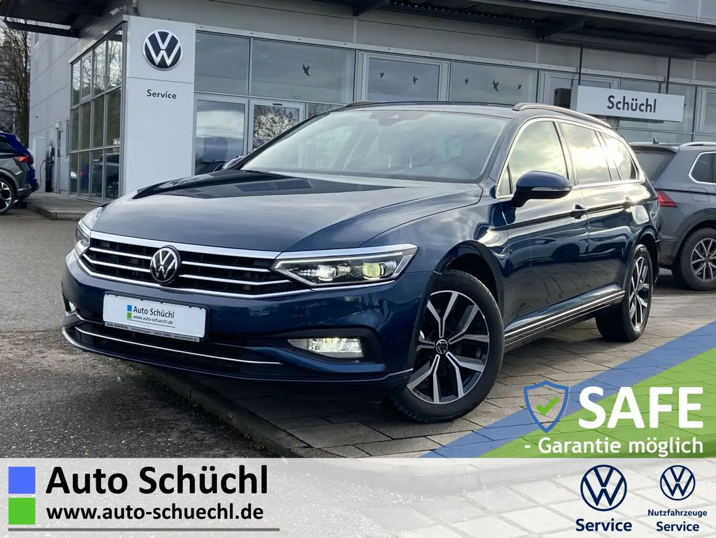 Volkswagen Passat Variant 2.0 TDI DSG Business 4-MOTION MAT Blau - 1