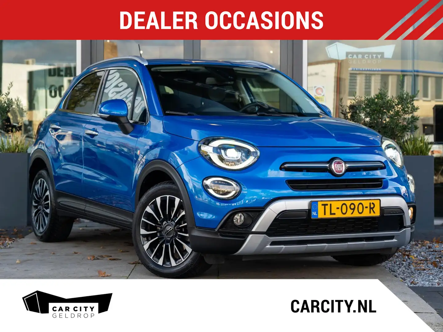 Fiat 500X 1.0 GSE City Cross / Keyless / LED koplampen / Cru Blauw - 1