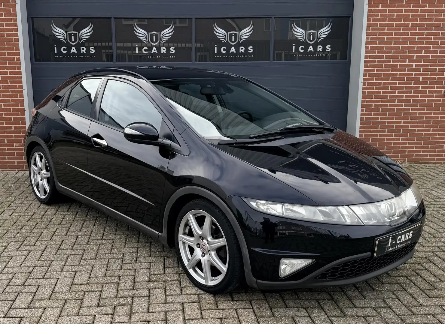 Honda Civic 1.8 VTEC Sport Airco NAP Noir - 1