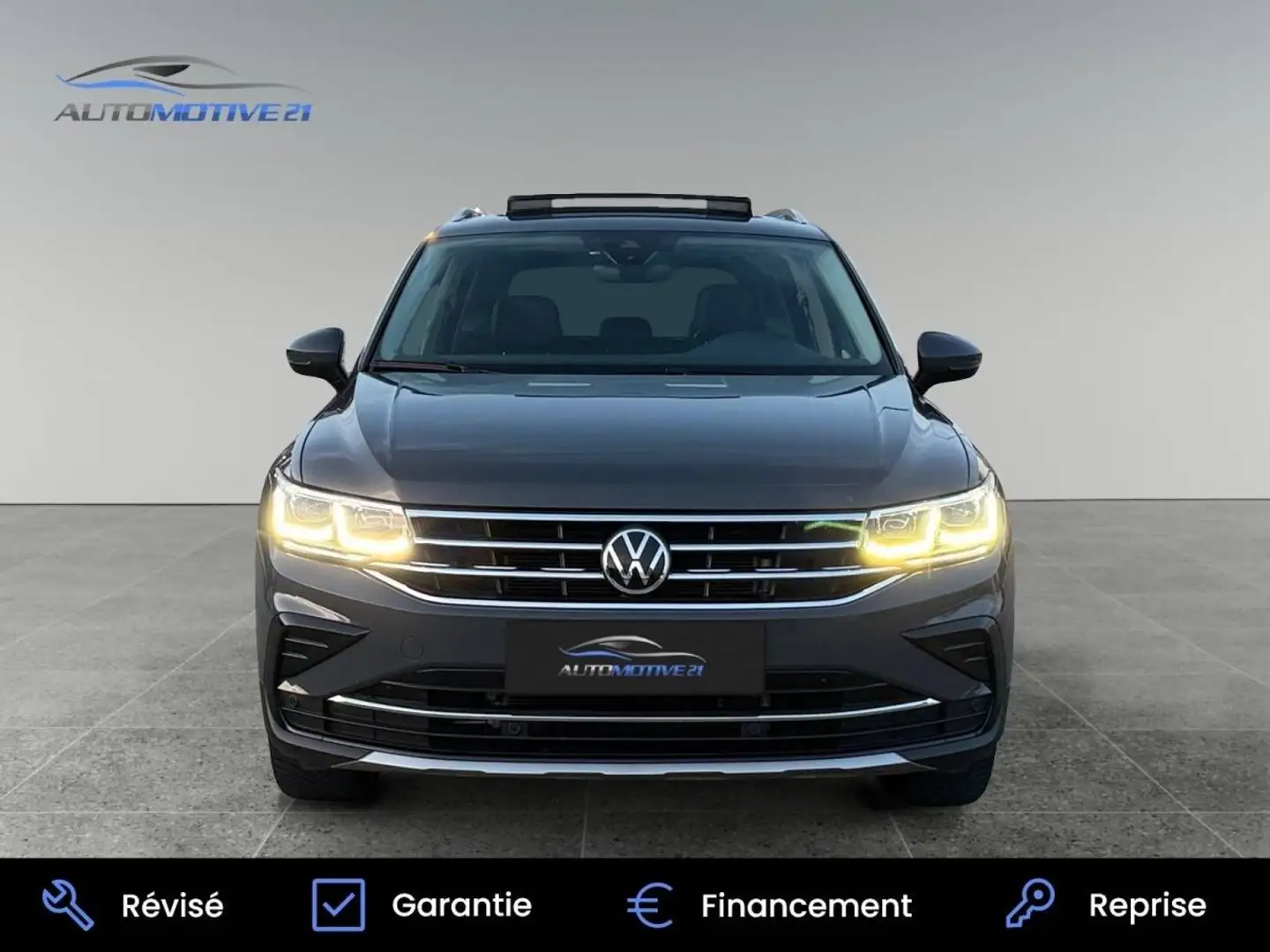 Volkswagen Tiguan II 2.0 TDI 200ch Elegance Exclusive 4Motion DSG7 Gris - 2