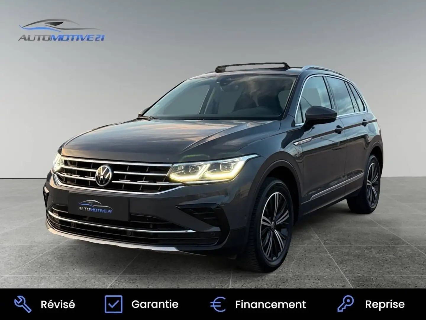 Volkswagen Tiguan II 2.0 TDI 200ch Elegance Exclusive 4Motion DSG7 Gris - 1