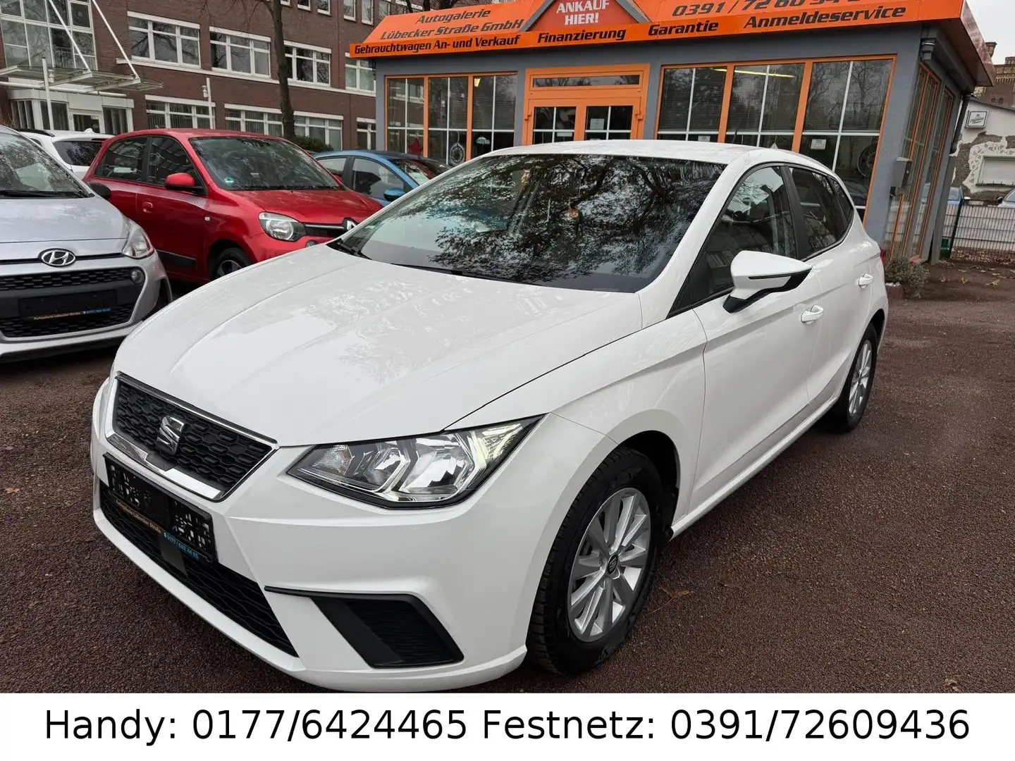 SEAT Ibiza 1.0 TGI CNG KLIMA/NAVI/PDC/ALUFELGEN Weiß - 1
